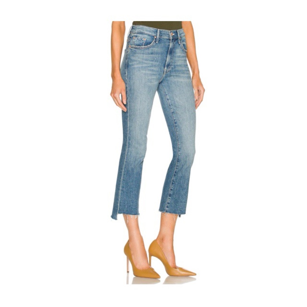 Mother Denim Size 26 Insider Crop Step Fray Jeans